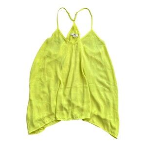 Ya Los Angeles Yellow Neon Flowy Cami L